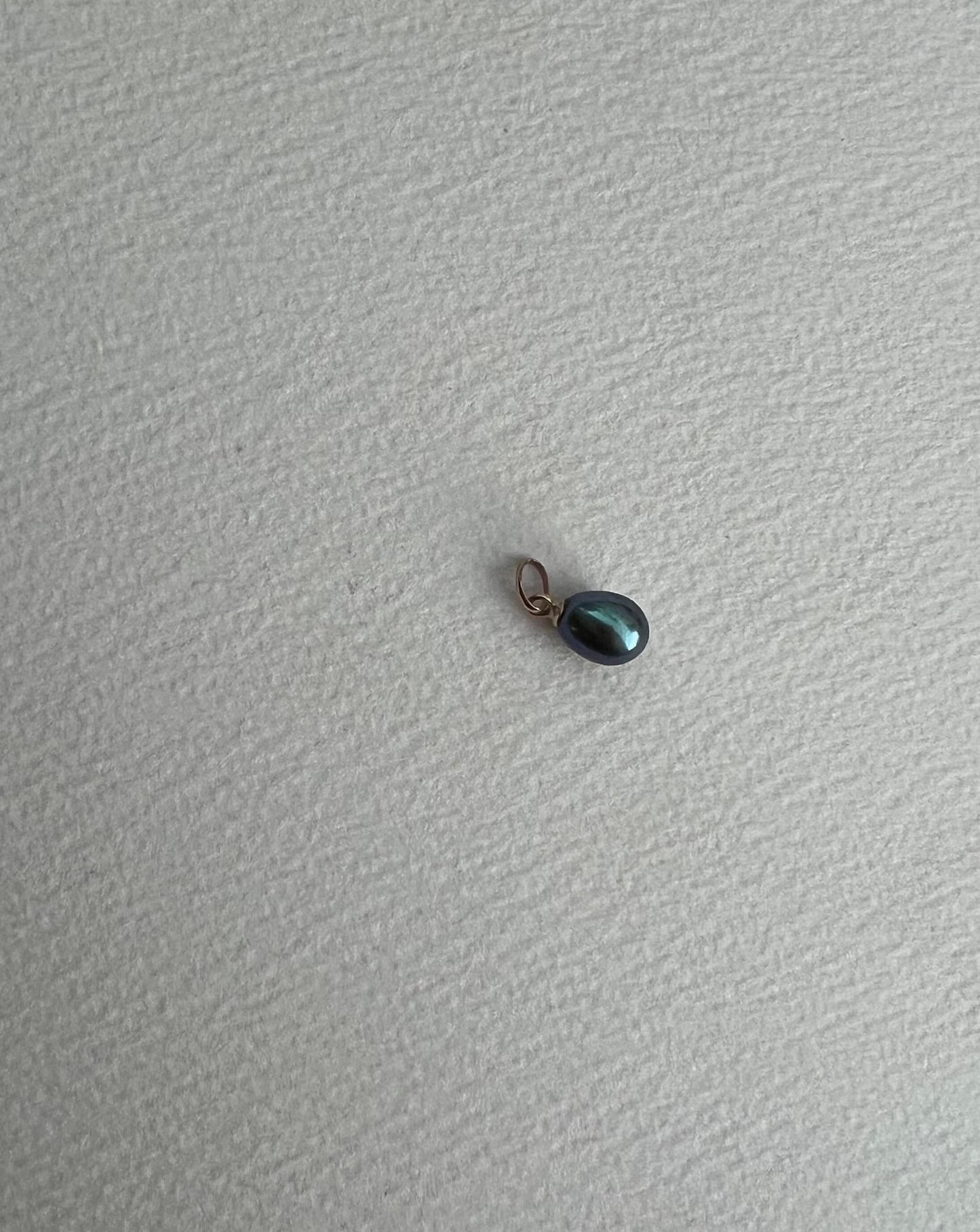 14K Tahitian Pearl Charm