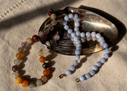 Blue Lace Agate Strand