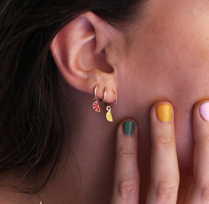 14K Citrus Hoop