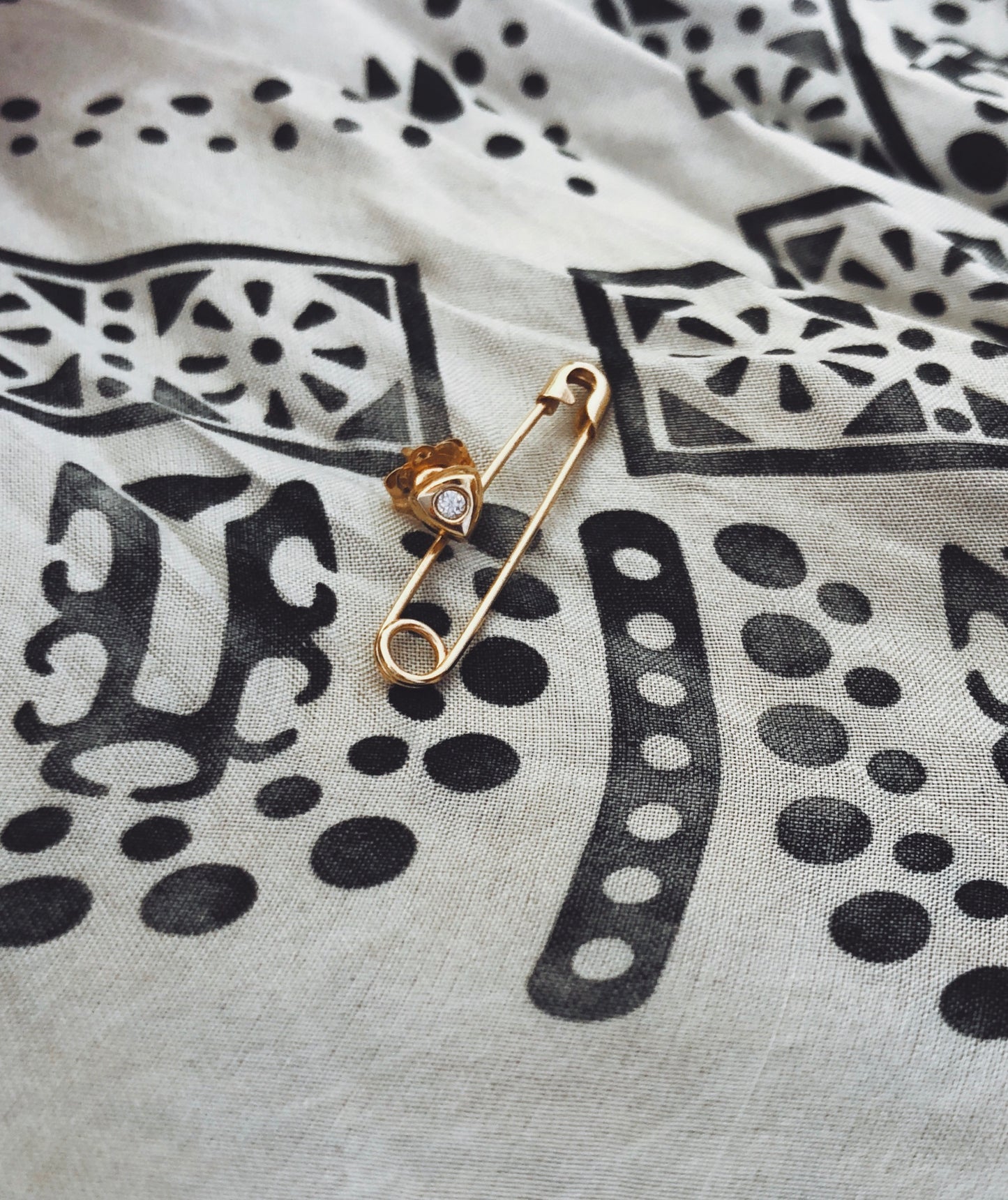 14K Pin Me Earring